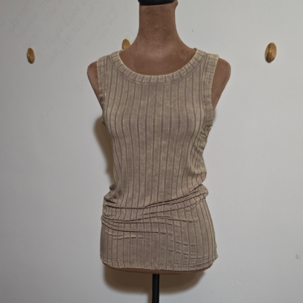 Z104 NWT Zenana Ribbed Sleeveless Tank With Exposed Sleeve Stretch Sm Md Lg XL - Picture 2 of 11
